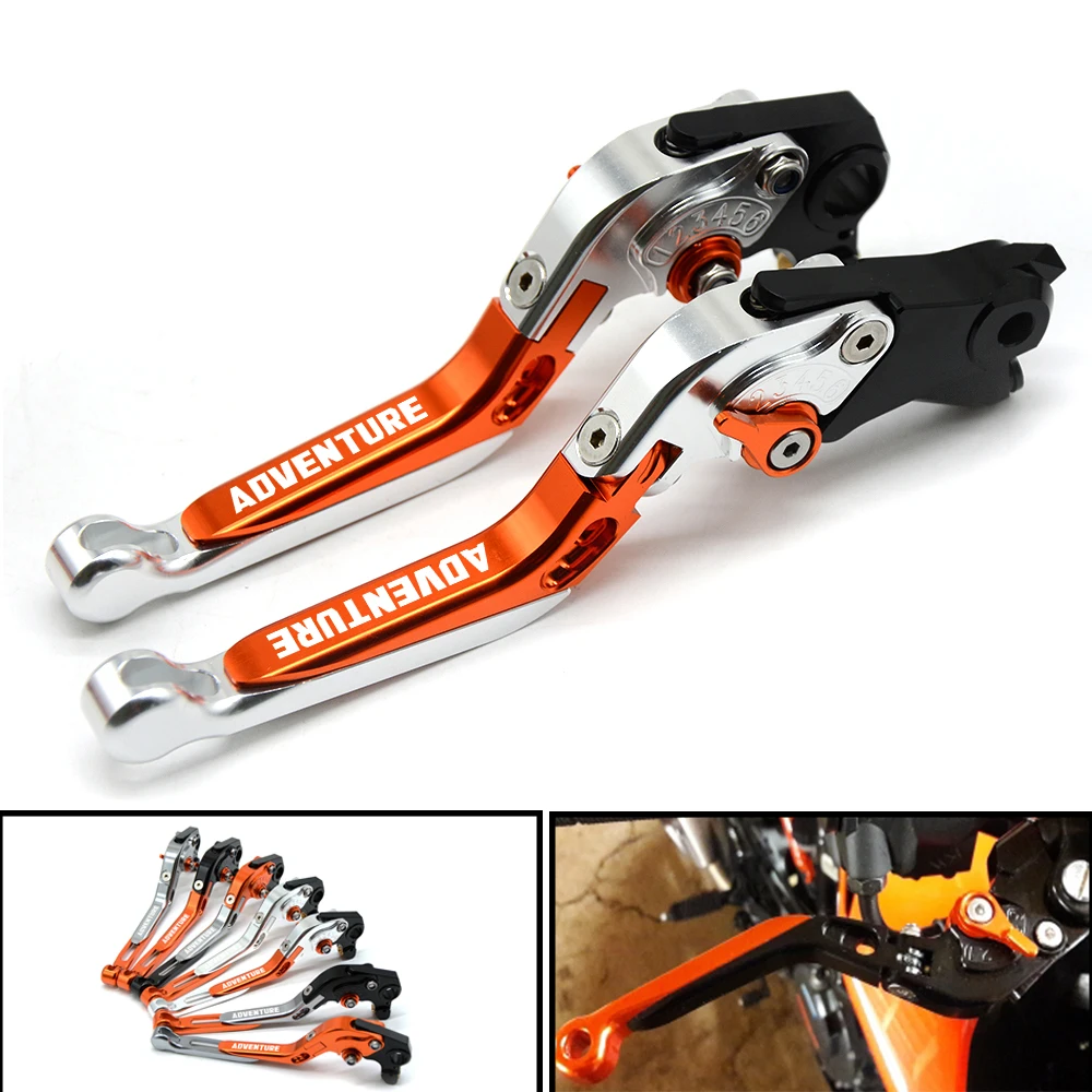 

For KTM 1190 Adventure/R 2013-2016 990 AdventuRe 2009 CNC Motorcycle Folding Extendable Brake Clutch Levers