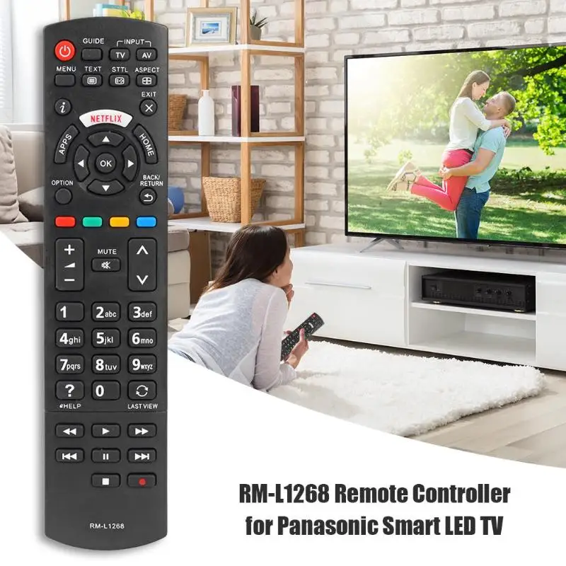 RM-L1268 Smart LED TV пульт дистанционного управления для Panasonic Netflix N2Qayb00100/N2QAYB высококачественный пульт дистанционного управления Замена для Netflix