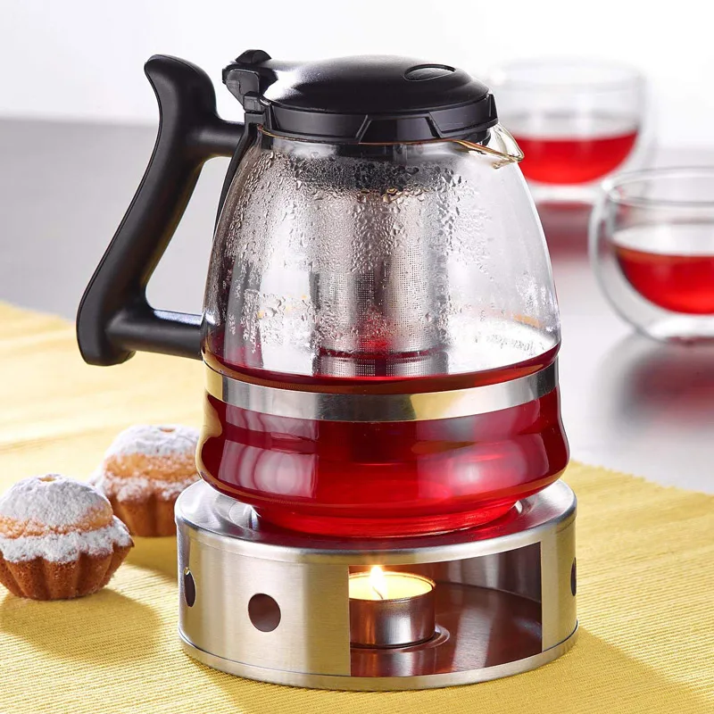 Stainless Steel Teapot Heating Bracket Candle Heating Coffee Milk Stove