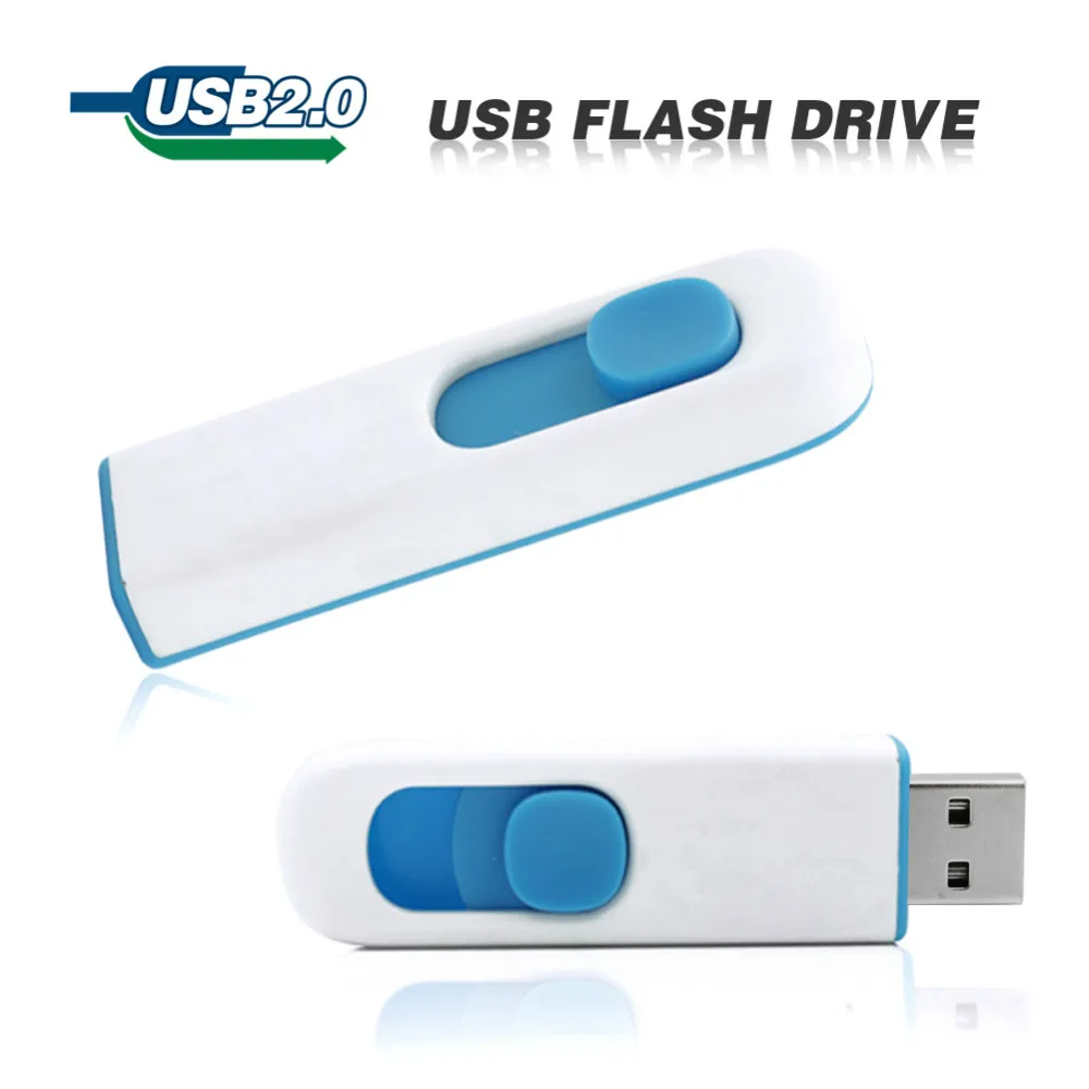 Купить 2015 2,0 Usb флэш накопитель 16 ГБ 32 ГБ накопитель 4 ГБ 8 ГБ флешки белый ультра быстрая память палочки диск C008 креативный подарок