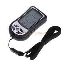 Цифровой компас барометр альтиметр Термо Температура Часы Календарь 8 в 1 ЖК-дисплей# H030