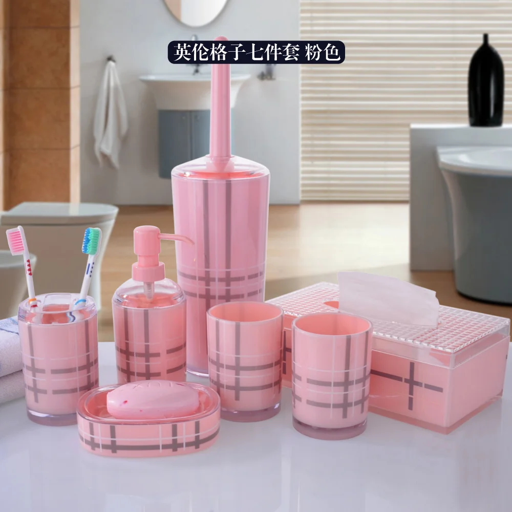 Ограниченная баньейро держатель зубной щетки Европейский высококачественный набор для ванной комнаты Пять частей лоток чашка для полоскания горла свадебный подарок