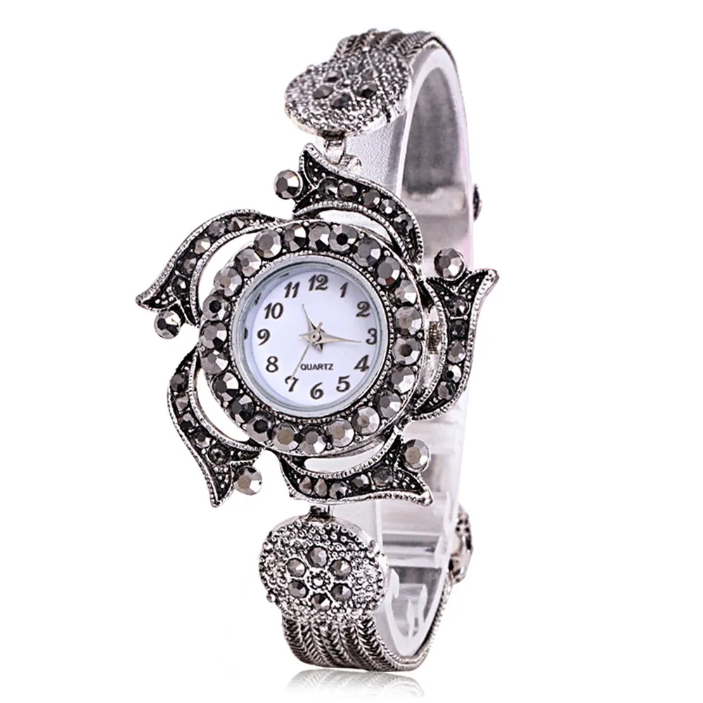 Женские круглые часы с бриллиантовым браслетом, аналоговые кварцевые наручные часы с механизмом, браслет Relogios Feminino, Прямая поставка