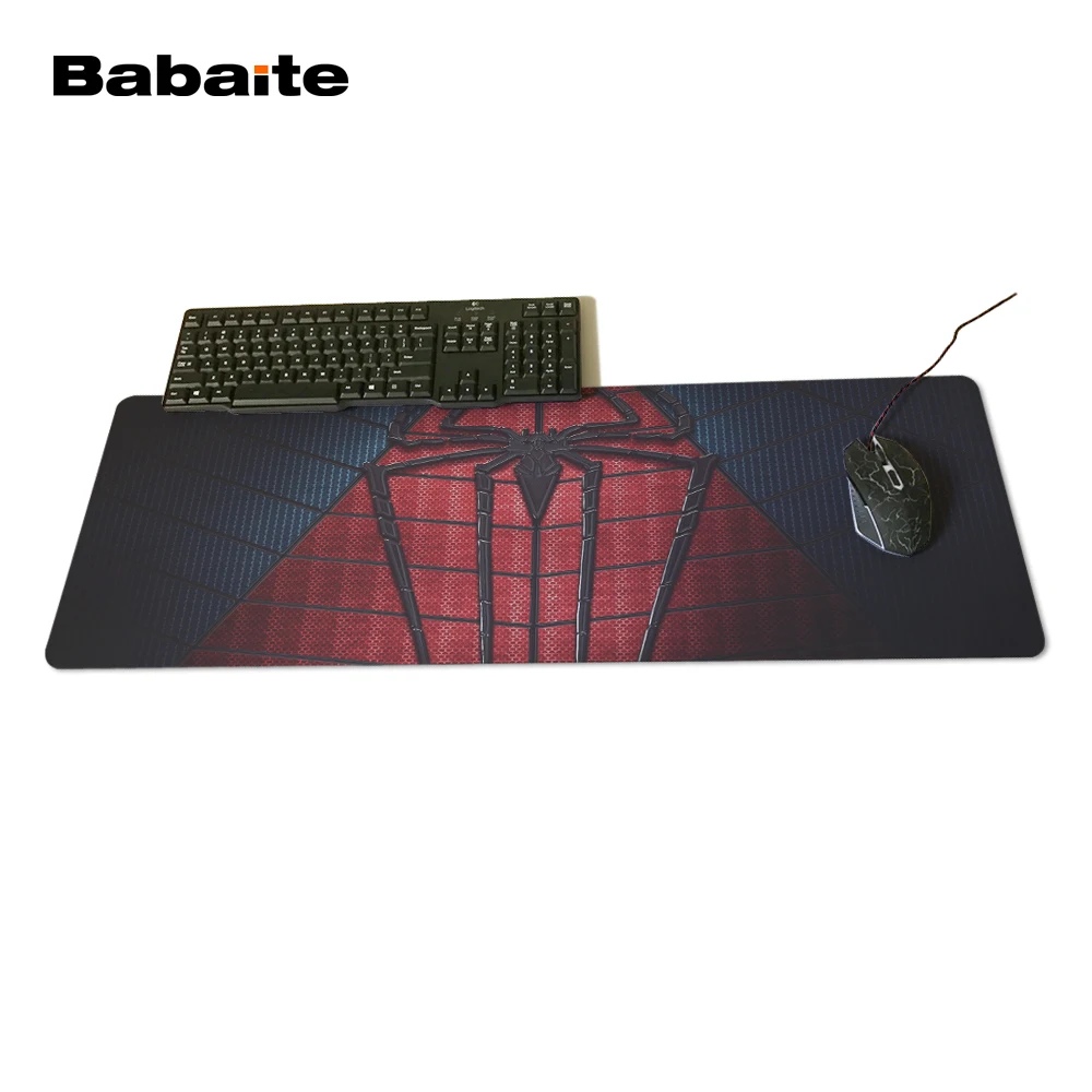 

Babaite 2017 Mouse Pad Large Gaming Mouse Pad Locking Edge Mouse Mat Speed Version for Spider Man Wallpaper Mousepad 400x900x2mm