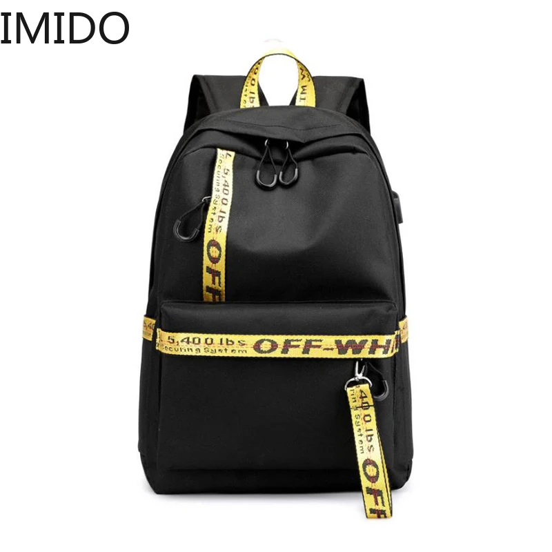 

IMIDO Waterproof Fabric Women Daily Backpack Casual Printing School Backpack Bag for College Girls & Boys Laptop Dayback Luxury