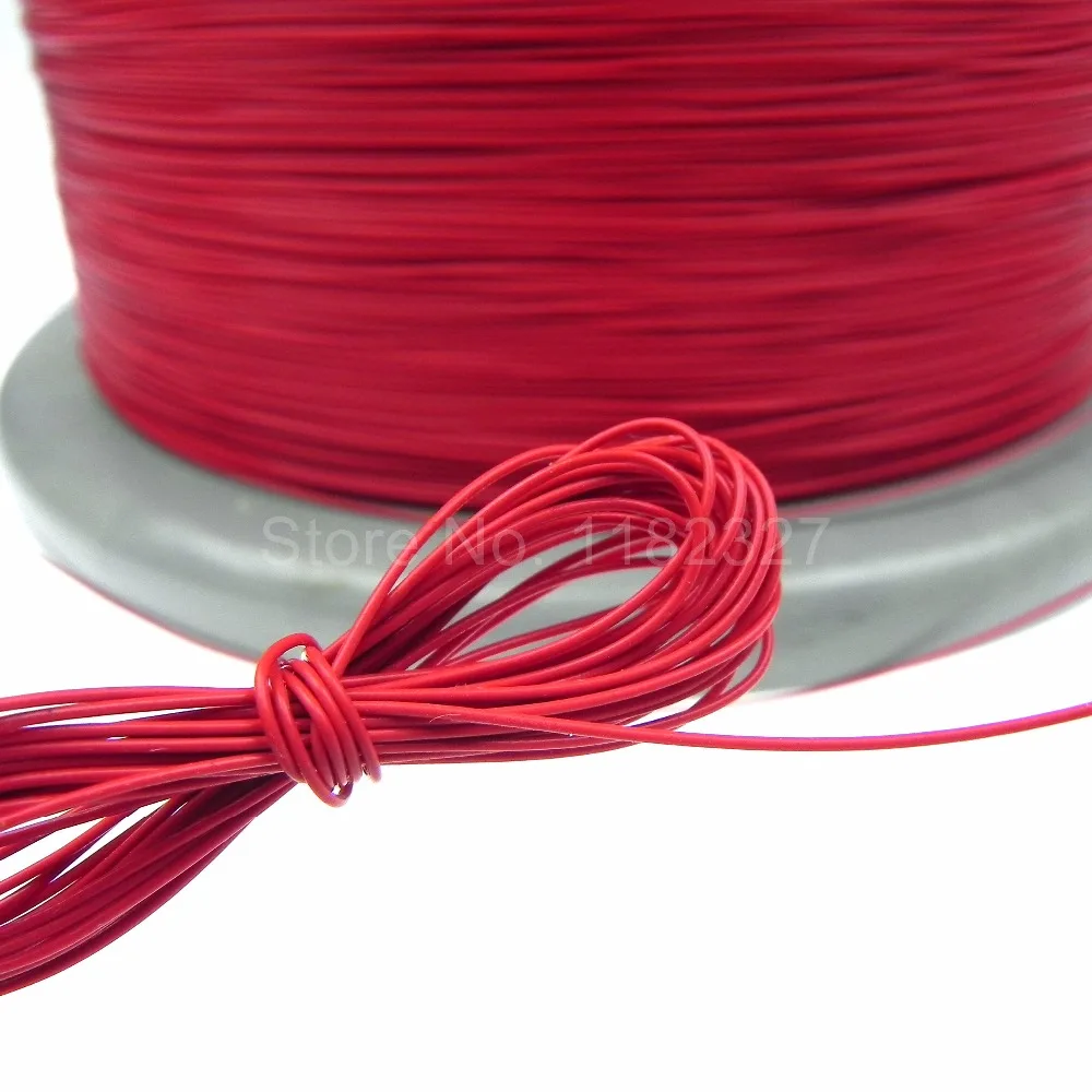 

(1 meter/lot) UL10064 32AWG Micro teflon cable, High temperature OD:0.38mm Stranded Wire 1000mm long