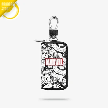 

Marvel Avenger Car Key Case Spider Man Iron Man Keychain Hulk Thor Captain American Key Ring Universal Design BN-C0082A08