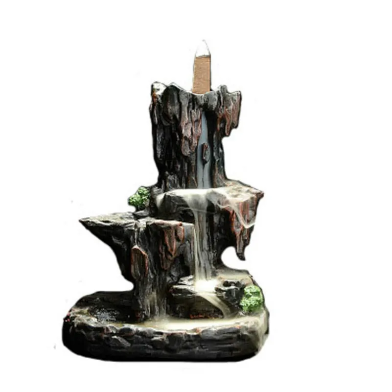 Backflow Incense Burners Creative Ceramic Rockery Elegant Cones Holders