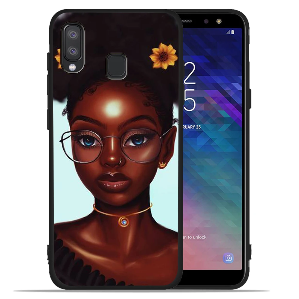 11 Мягкий силиконовый чехол для samsung Galaxy A50, чехол для девочек в африканском стиле, чехол для samsung A10 A20 A30 A40 A70 M10 M20, чехол, Etui - Цвет: 11