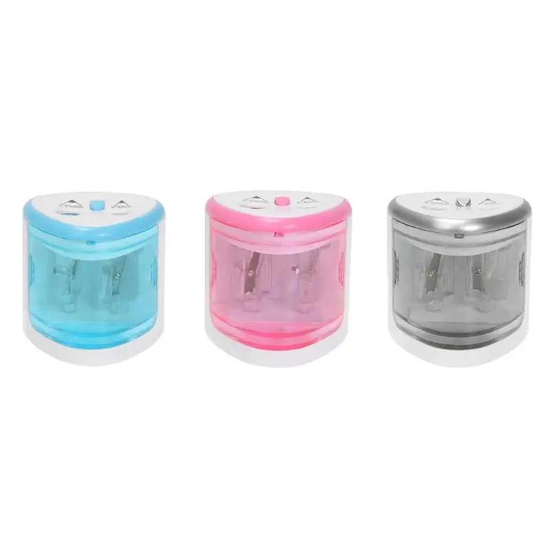 

Automatic Electronic Pencil Sharpener 6-8mm 9-12mm Two-Hole Electric Touch Switch Kids Student Stationery Tool School Supplies