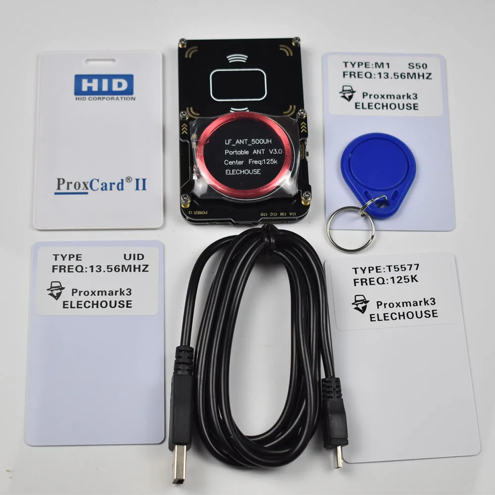 

proxmark3 develop suit Kits 3.0 proxmark 3 NFC RFID reader writer SDK for rfid nfc card copier clone crack 2 USB port 512K