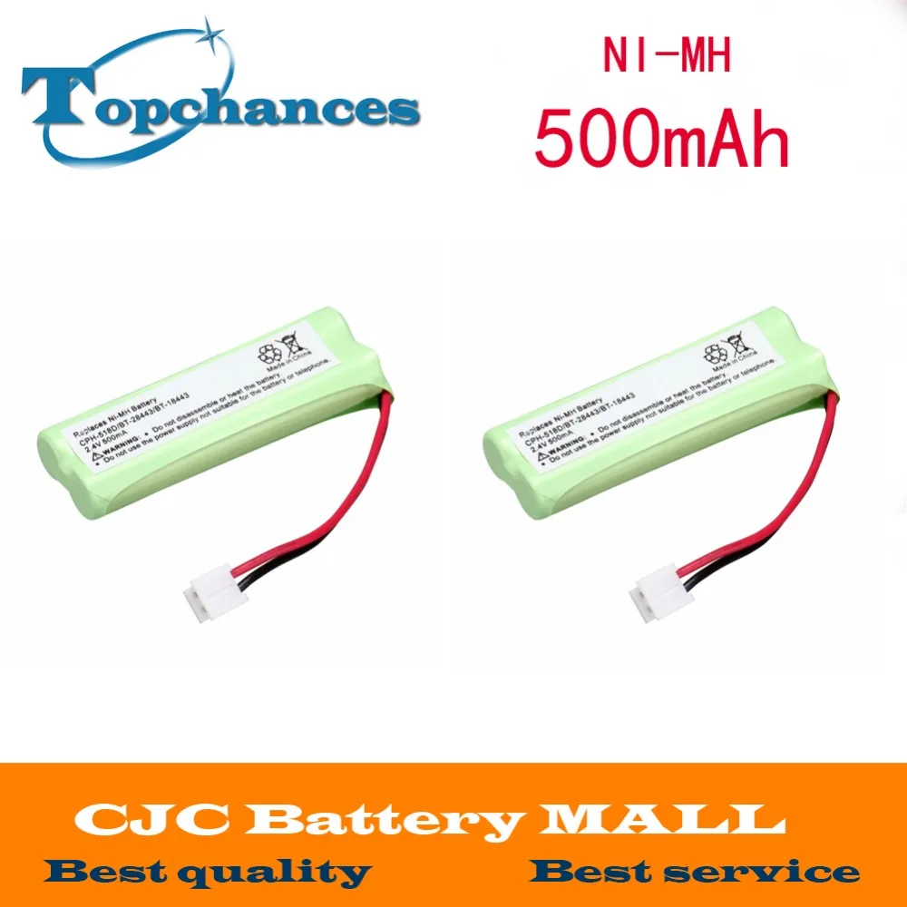 

Eleoption 2.4V 500mAh Home phone Battery For Vtech BT18443 BT28443 89-1337-00-00 CPH-518D