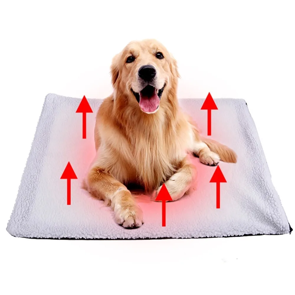 

Hoopet Self Heating Dog Cat Blanket Pet Bed Thermal Washable No Electric Blanket Super Soft Puppy Kitten Blanket Beds Mat