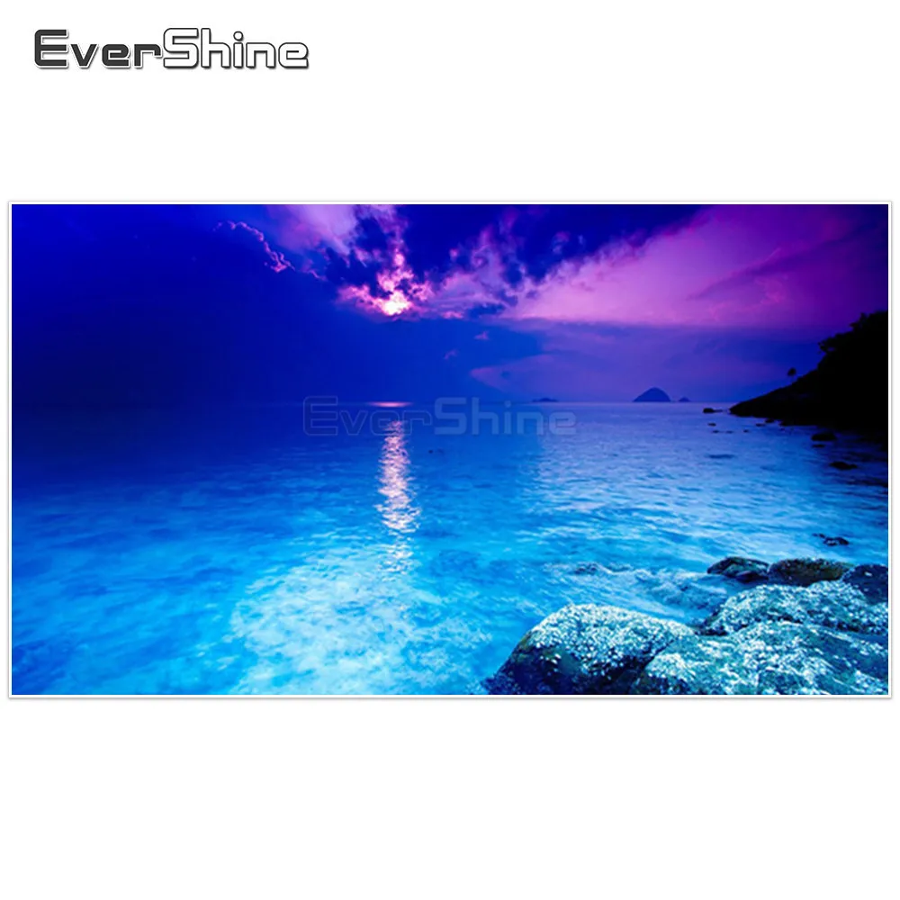 

EverShine Diamond Painting Cross Stitch Landscape Full Square Diamond Embroidery Picture Rhinestone Diamond Mosaic Decor V4725