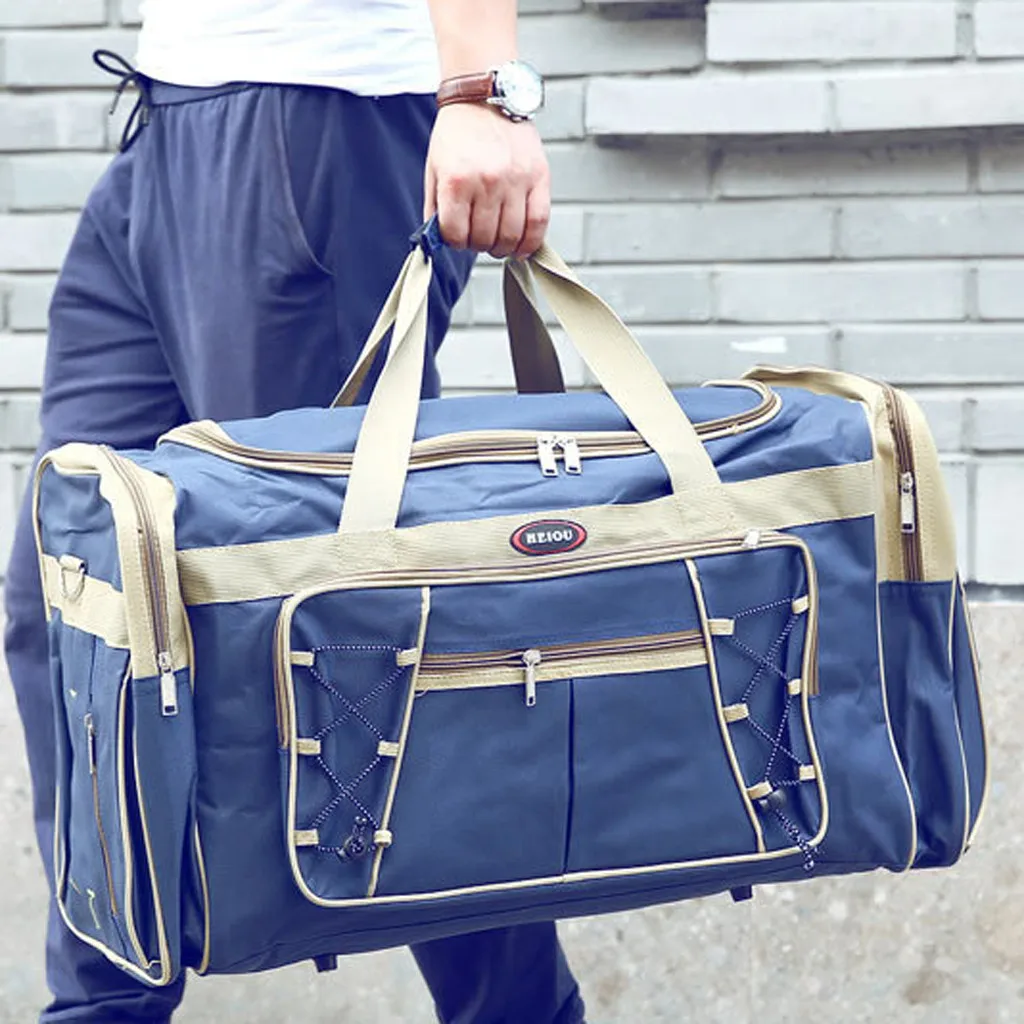 Оксфорды с мягкой нескользящей Для мужчин дорожные сумки Сумка для путешествий на Чемодан сумки Для мужчин вещевой мешок Сумка вместительная сумка для путешествий, сумка на выходные, высокая Ёмкость дропшиппинг#50