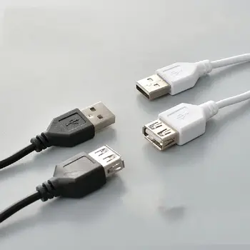 2020 80/150cm USB Extension Cable Super Speed USB 2.0 Cable Male to Female Data Sync USB 2.0 Extender Cord Extension Cable usb 3 0 am to af extension cable 90cm length