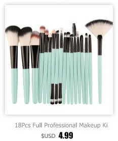 10 шт Pro Make Up Brush Set Высокое качество лица смешивания кисти Наборы Красота волосы пудра выделить контур кисти