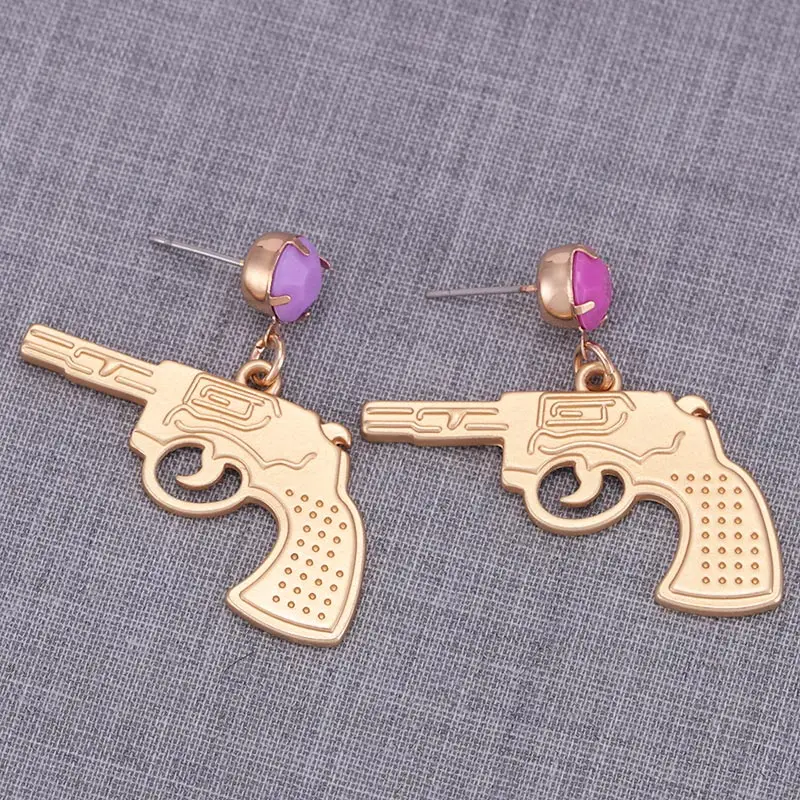 Gun drop Earring for woman pendient aretes  (3)