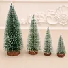 Hot Mini Christmas Tree Snowflakes Artificial Christmas Mini Cedar Ornaments Festival Table Miniature Ornament Home Decoration E ► Photo 3/5