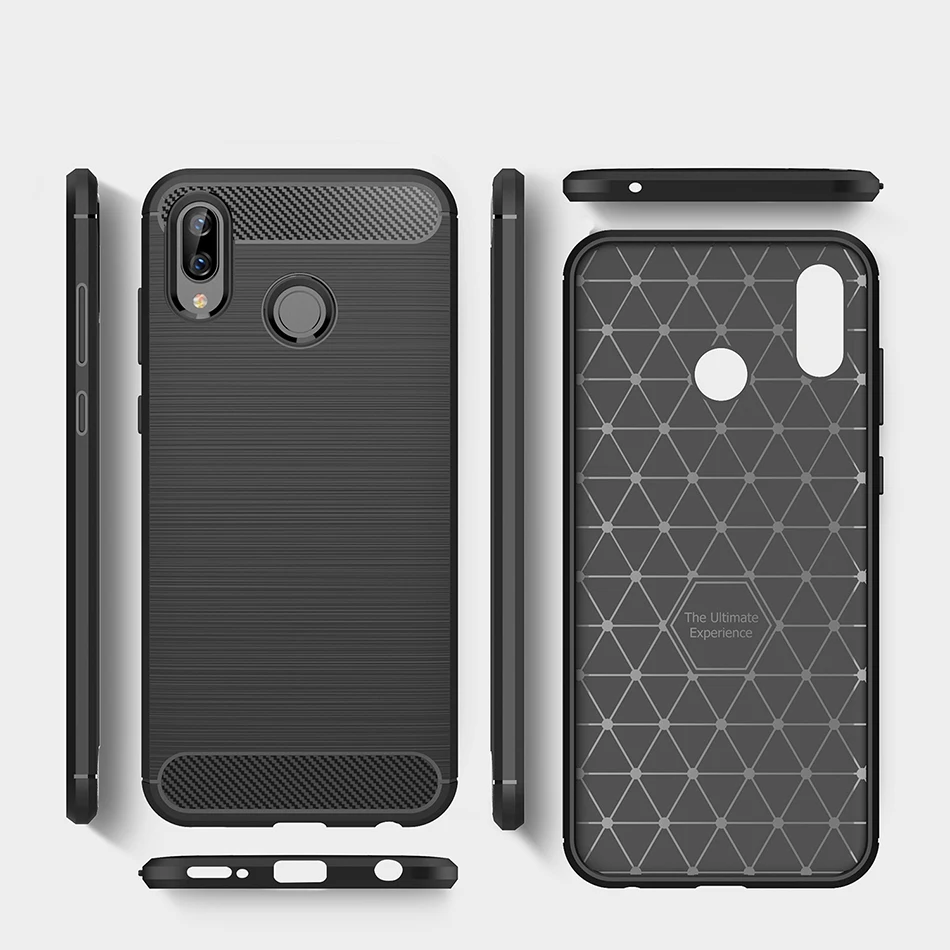 TOMKAS Carbon Fiber Case For Huawei Honor Play Phone Case On Bumper Silicone TPU Cover Coque Funda Carcasa Hoesje Capa Capinha   (8)