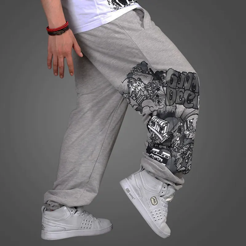 

Hot Sale Hip-hop Pants Men Hiphop Pants Leisure Hip hop Slacks Plus Fertilizer Loose Trousers Free Shipping