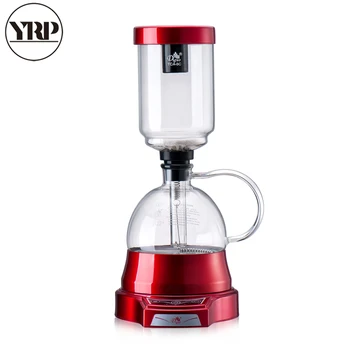 

YRP Electric Coffee Syphon Pot Heat-Resistant Glass Electric Touch Screen Coffee maker Coffee Siphon Brewer Drip Vacuum Filter