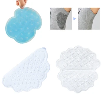 

50pcs 25pair Underarm Absorbent Pads Armpit Sweat Pad Disposable Summer Deodorants Shield Stickers Dress Sweat Perspiration Pads
