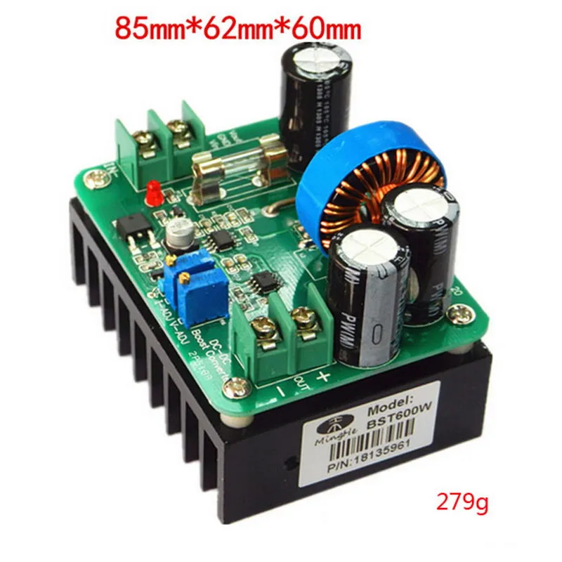 

1 PC DC-DC 600W IN 10-60V Out 12-80V Boost Converter Step-up Module Car Laptop Power Supply VEM59 P40