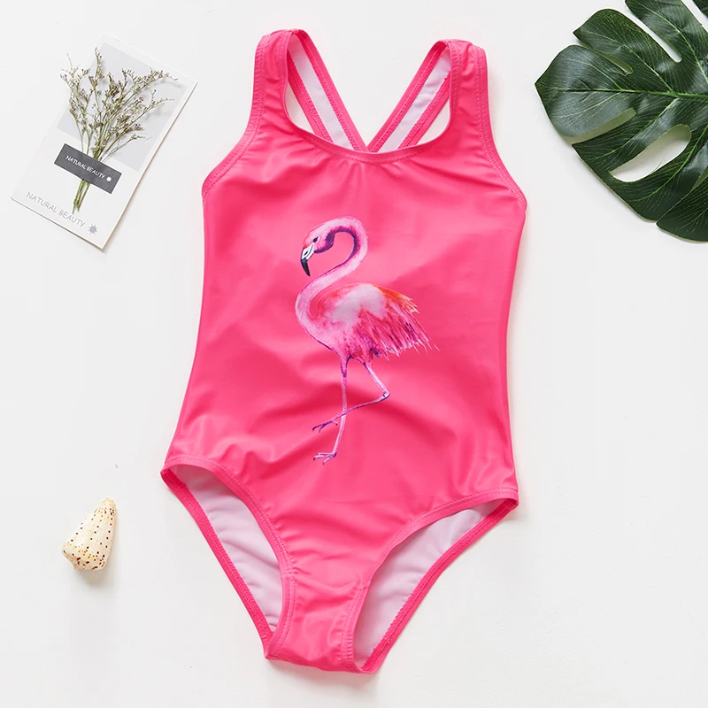 

For 2~8Year Girls swimsuit One piece Girls Swimwear High quality Children swimwear Kids Beach wear Bathing suit-ST146MIX