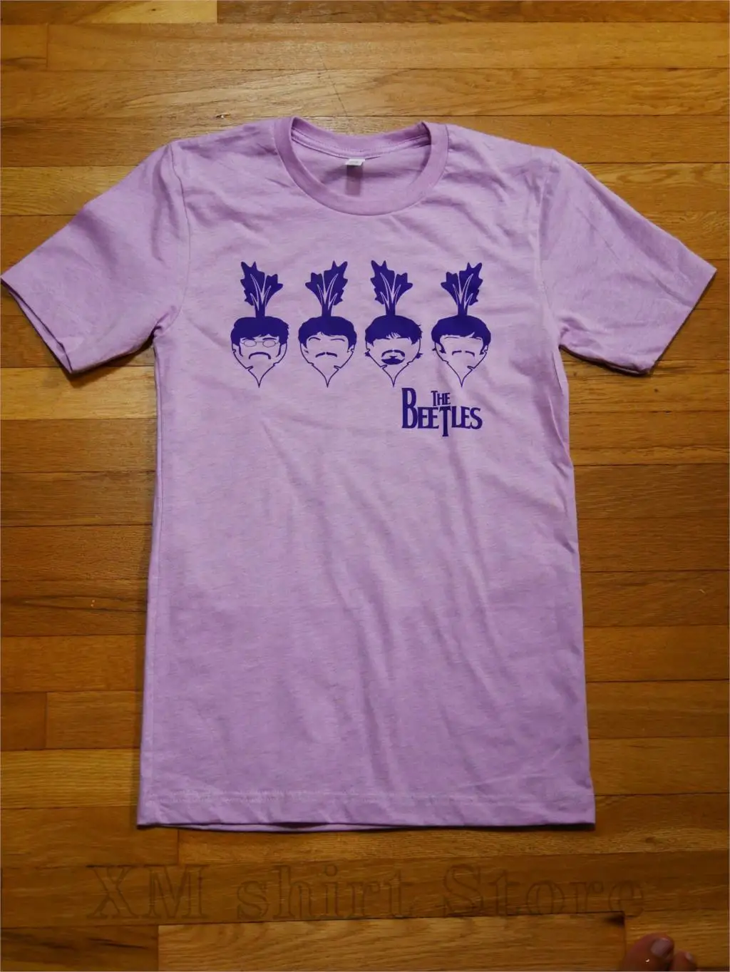 

THE BEETLES tshirt Vegan Inspired Vintage Retro Lilac Original Art Vegan Pun Cruelty Free Clothing Dwight Schrute Approved!