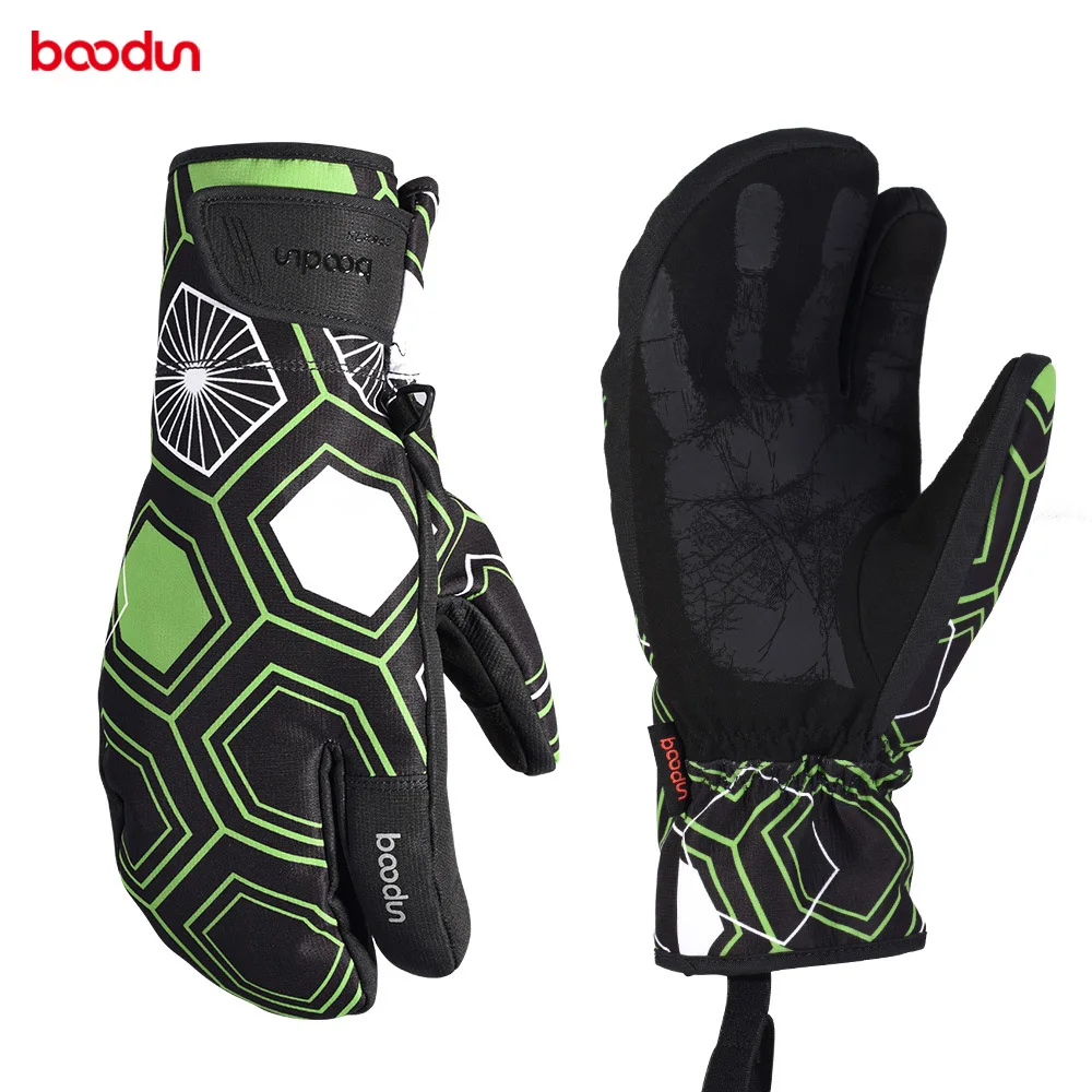 Boodun New Winter Men Women Ski Gloves Touch Screen Outdoor Sports