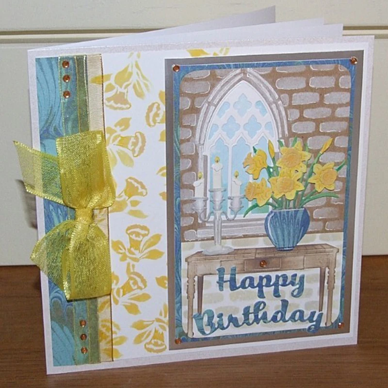 

Candle Holder Metal Cutting Die Card Album Photo Making Scrapbooking Embossing Handmade Decoration Craft DIY Template Stencil