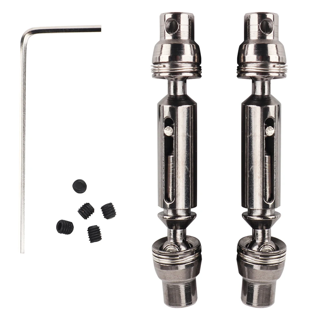 2pcs 1:16 RC Vehicle Model Drive Shaft with Screwdiver Spare Parts for WPL B14 B16 MN90 MN90 Cars