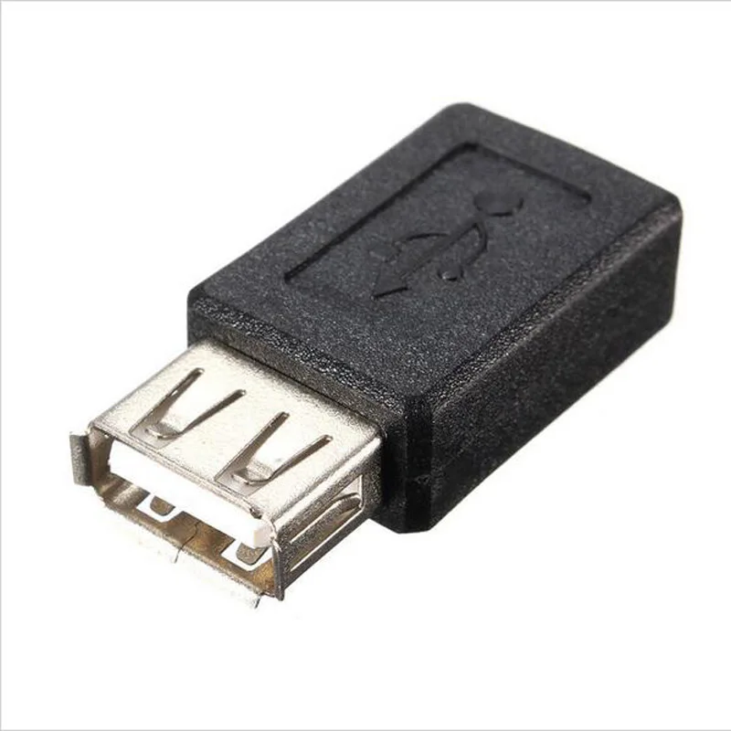 Высокоскоростной USB 2,0 type A женский мини-usb 5pin B гнездовой соединитель конвертер зарядное устройство Передача данных Синхронизация зарядки адаптер