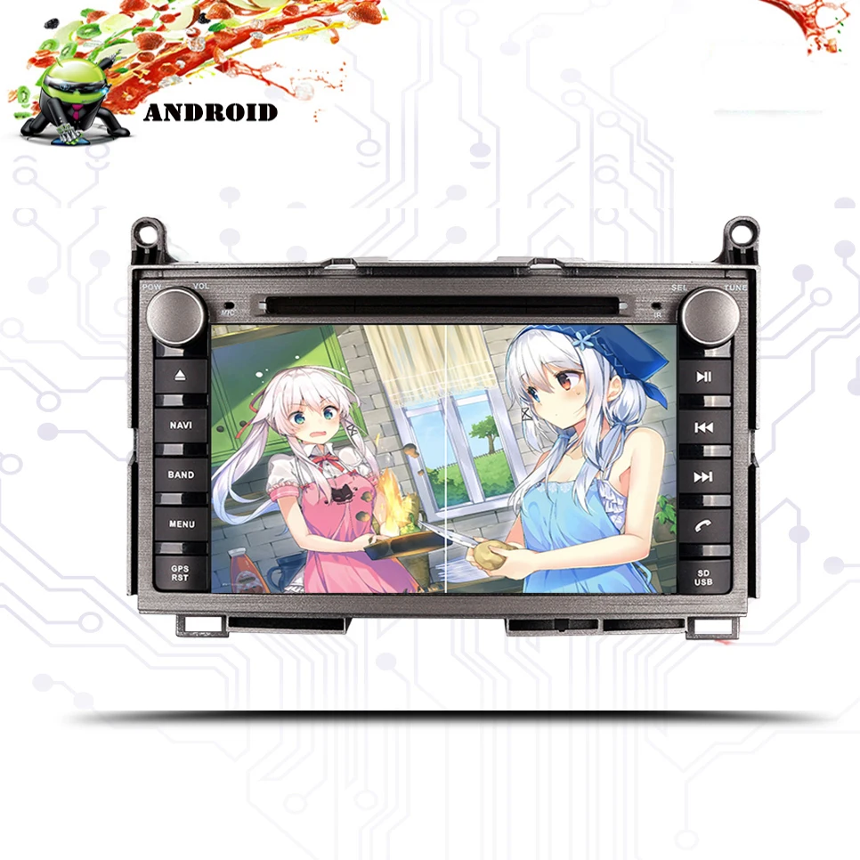 Магнитола с восьмиядерным процессором Android 10 0 1024x600 подходит для TOYOTA Venza 2008 2012 2013