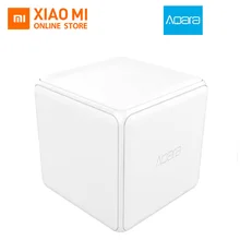 Xiaomi Aqars Mi Magic Dice Controller Zigbee Model Managed by Six Actions For Good Dwelling Machine work with mijia mi dwelling app