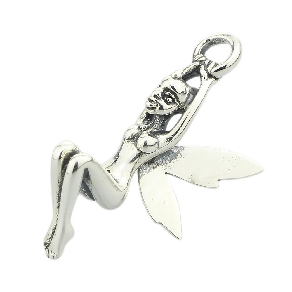 

Beads Hunter 925 Sterling Silver Fantasy Pendant Charm Bead Fits European Troll 3.0mm Bracelet & Necklace Jewelry