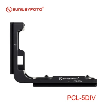 

SUNWAYFOTO PCL-5DIV Custom L Plate Bracket for Canon 5DIV 5D4 5D Mark IV Camera Arca, Really Right Stuff, Benro compatible