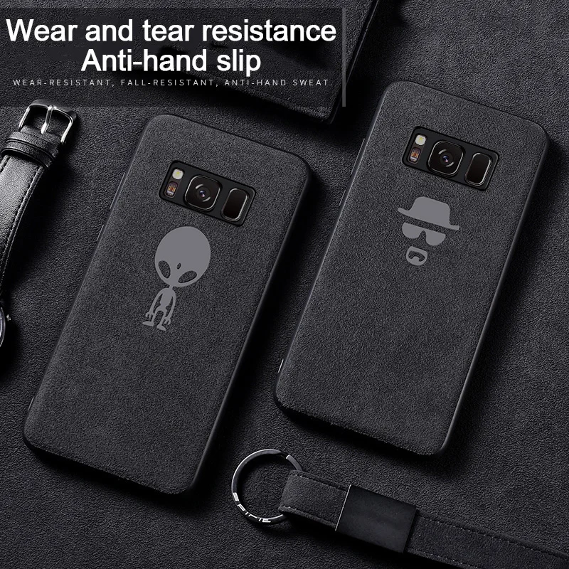 Luxury Batman Turn Fur Phone Case For Samsung Galaxy S8 S9 S10 e Plus Note 9 8 Ultra-thin Car Leather Cover For Galaxy S10 Funda