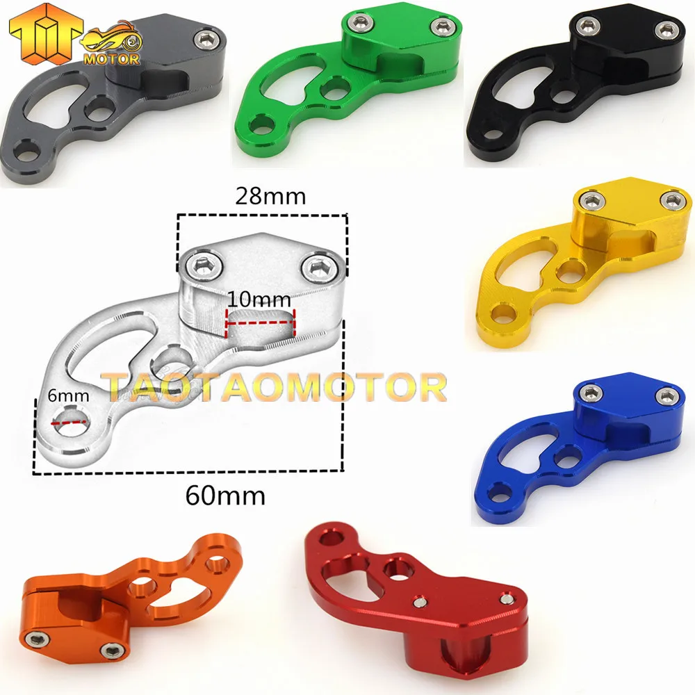 

Motorcycle CNC Brake Cable Line Clam Rear/ Front For HONDa cb400 cb500x cr 250 cbr 600rr pcx 125 cb 400/300 x4 cr-v universal