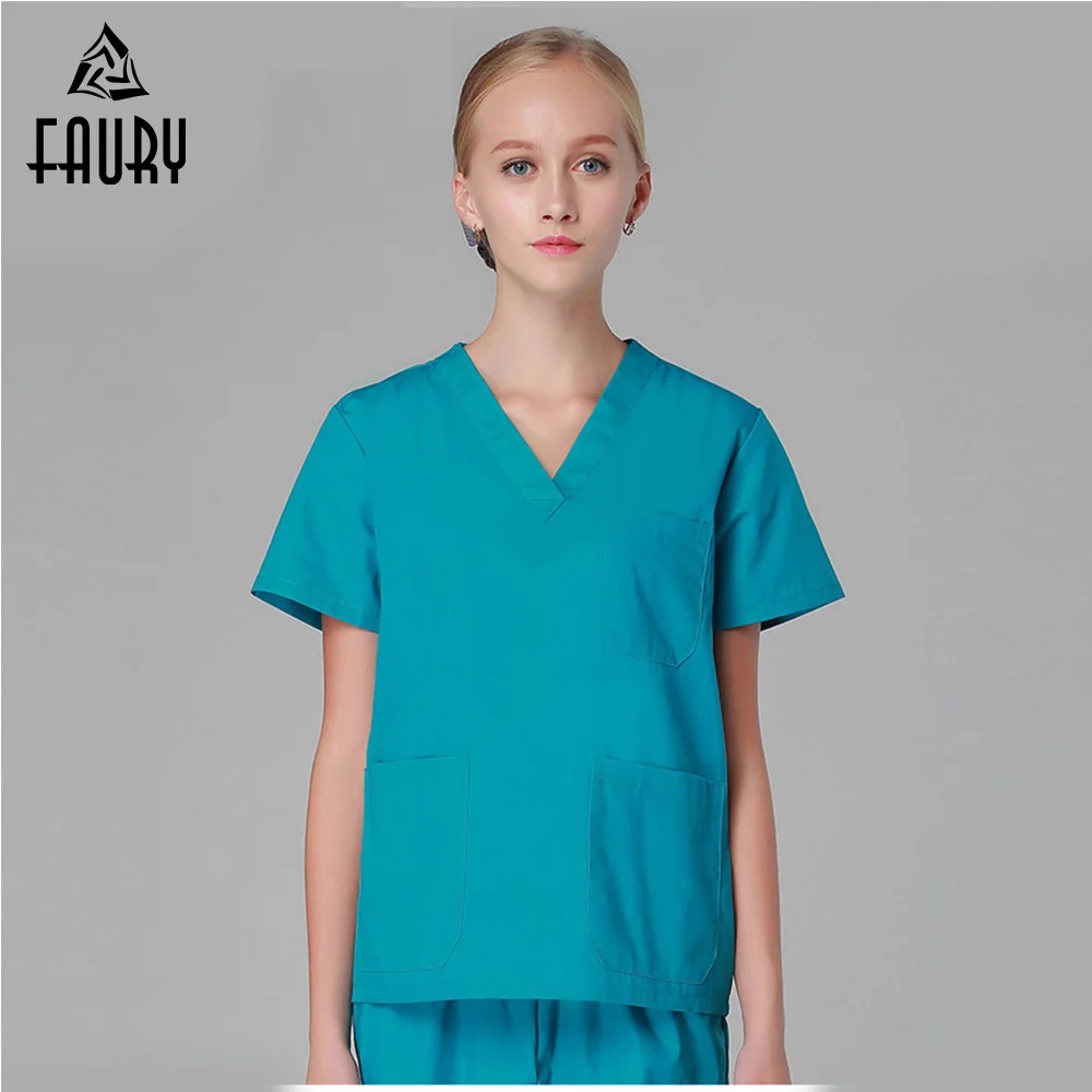 Doctor Nurse Uniform Hospital Medical Clothing Pharmacy Scrub Set