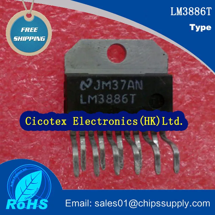 5PCS IC LM3886TF AMP AUDIO PWR 68W AB TO220-11 NEW GOOD QUALITY