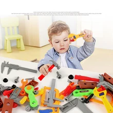 Инструмент игрушка DIY приграничный детский симулятор игрушечный дом игрушка набор инструментов электрическая дрель набор шлемов обслуживание студенческий подарок
