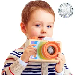Детская имитационная камера многоцветная деревянная детская камера игрушка Удобная игровая игрушка уникальный дизайн прекрасное