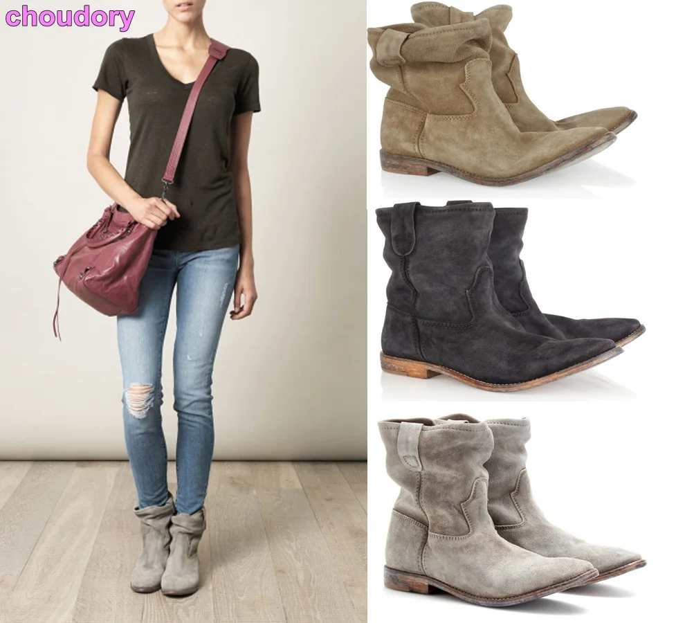 2017 Newest Designer Retro British Style Women Boots Fold Over Chic Gladiator Boots Nude Grey Suede Flat Casual Motorcycle Boots 2017 Newest Designer Retro British Style Women Boots Fold Over Chic Gladiator Boots Nude Grey Suede Flat Casual Motorcycle Boots