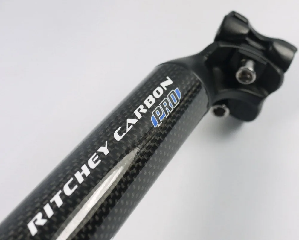 3K полный карбоновый Подседельный штырь 31,6 мм 300 мм Дорожный велосипед MTB 251 г