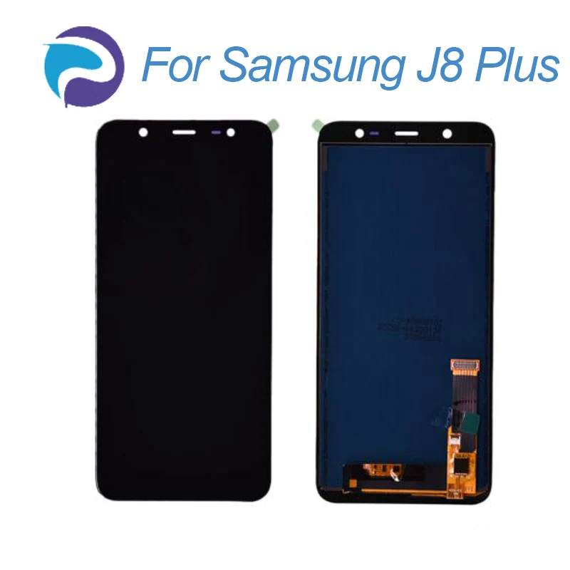 Для Samsung J8 plus ЖК экран сенсорный дигитайзер дисплей в сборе Замена для ЖК|Экраны