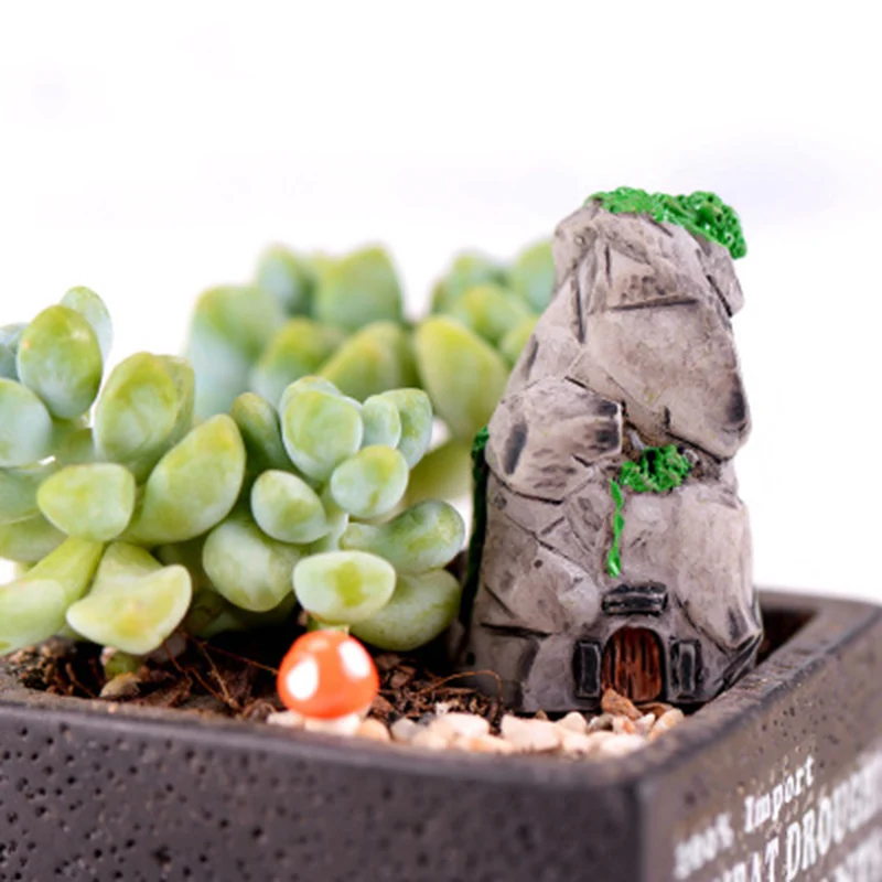 ZOCDOU 1 шт. замок дом башня Rockery старая модель маленькая статуя фигурка украшение