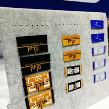 Одежда с РЧ-идентификацией электронная этикетка тканый знак Нетканый Ткань шелковая ткань UHF RFID Электронный метки пассивный заказной