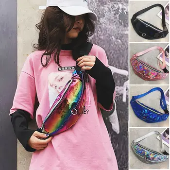 

2019 Unisex Zipper Waist Packs Adjustable Fanny Pack Belt Bag Travel PU Leather Hip Bum Bag Casual Small Purse Chest Pouch Hot